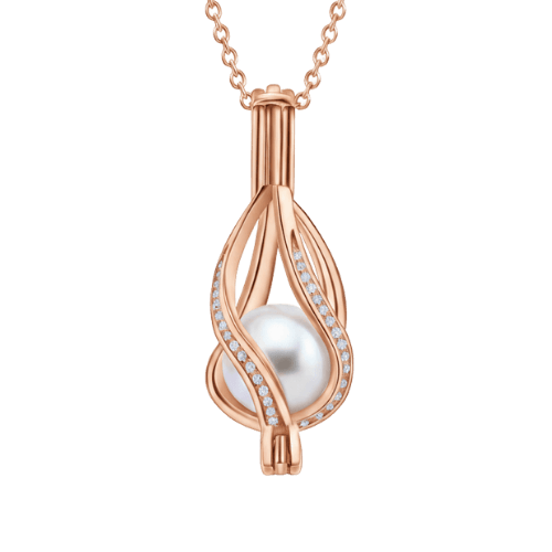 Růžové přívěsky